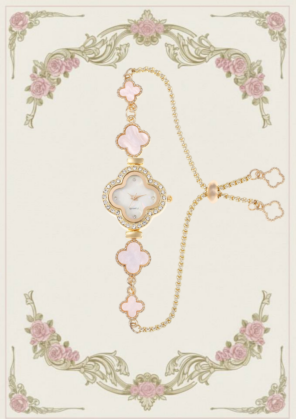 The Clover Blossom Chain Watch