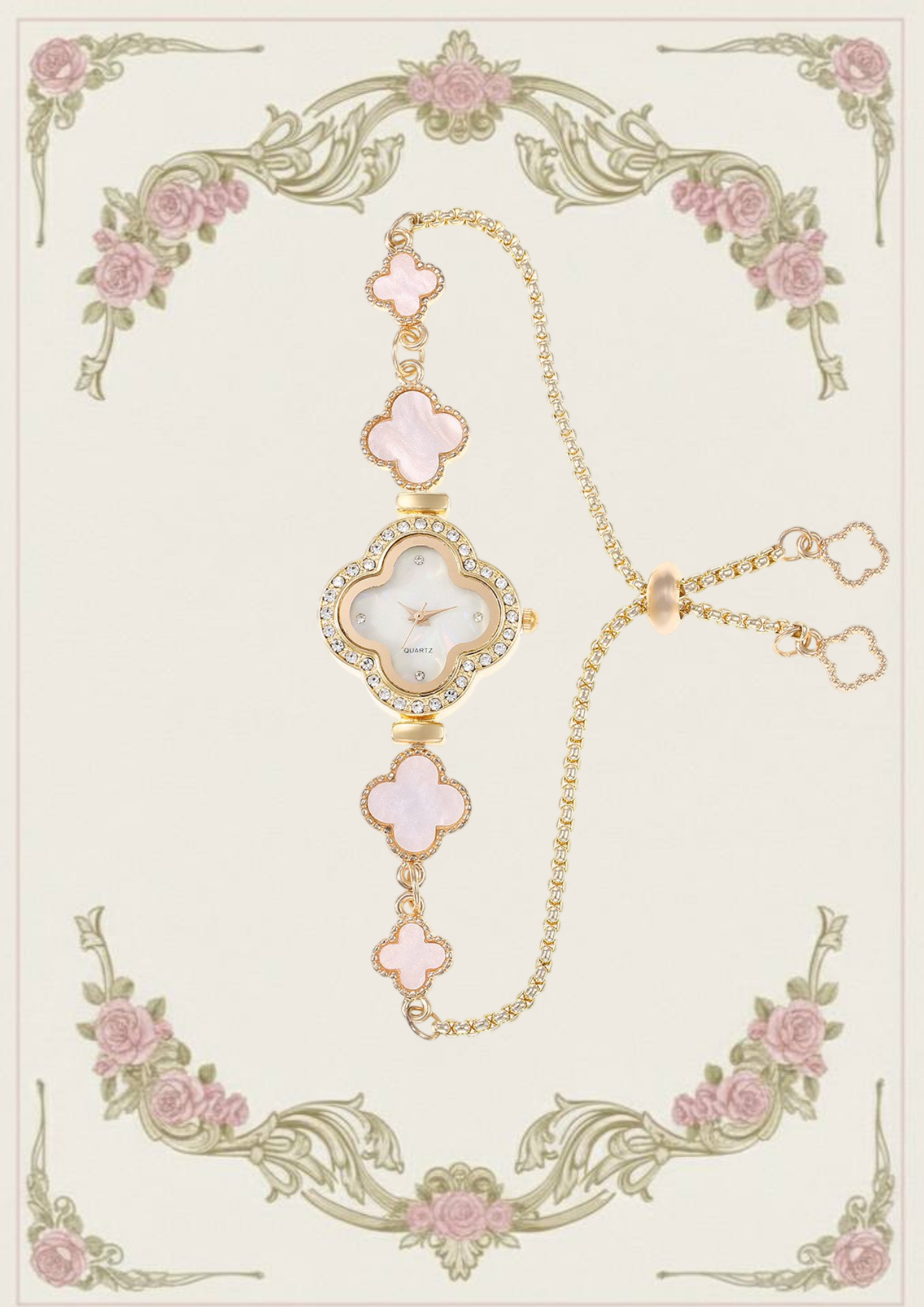 The Clover Blossom Chain Watch