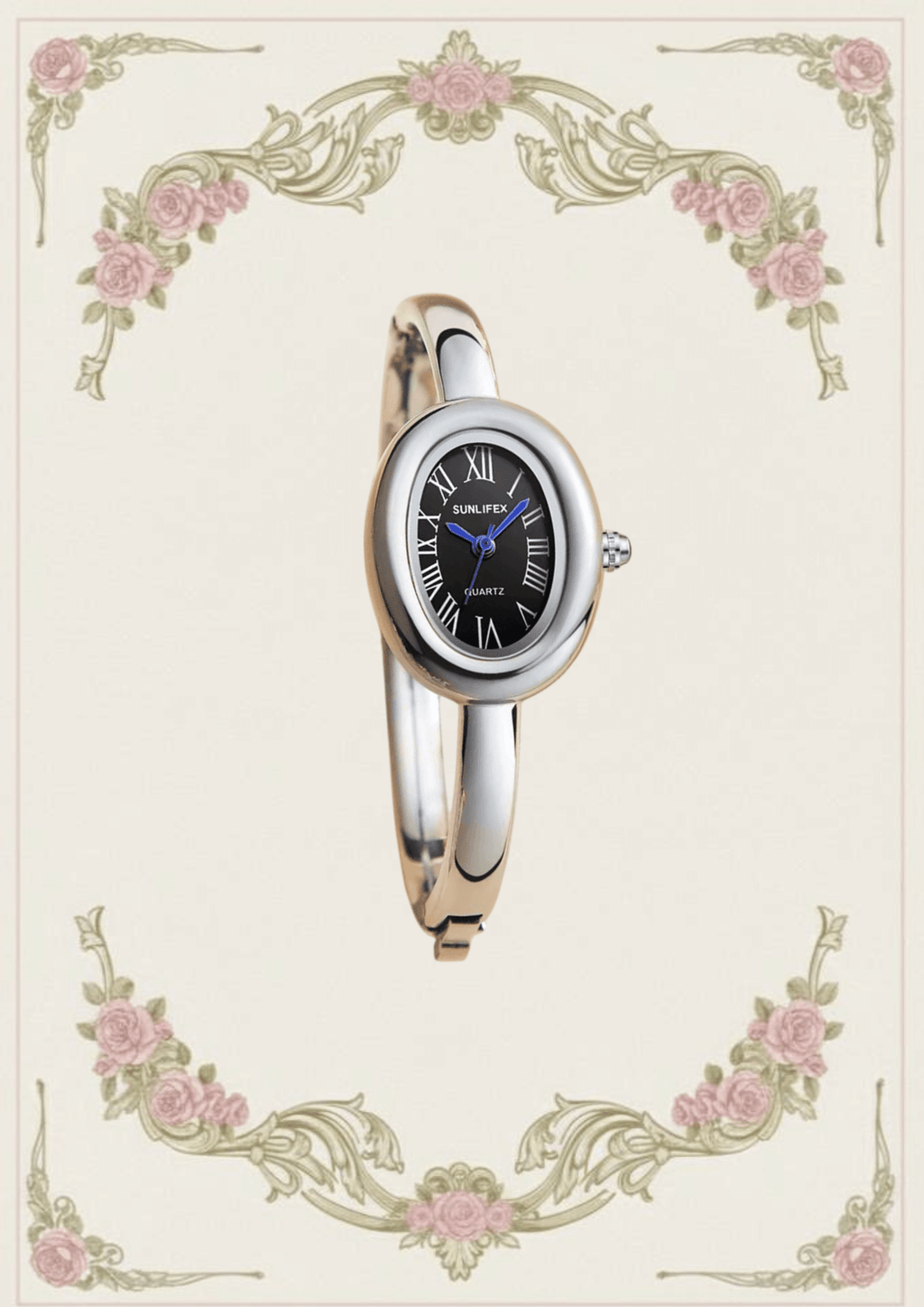 Classic Oval Bangle Watch