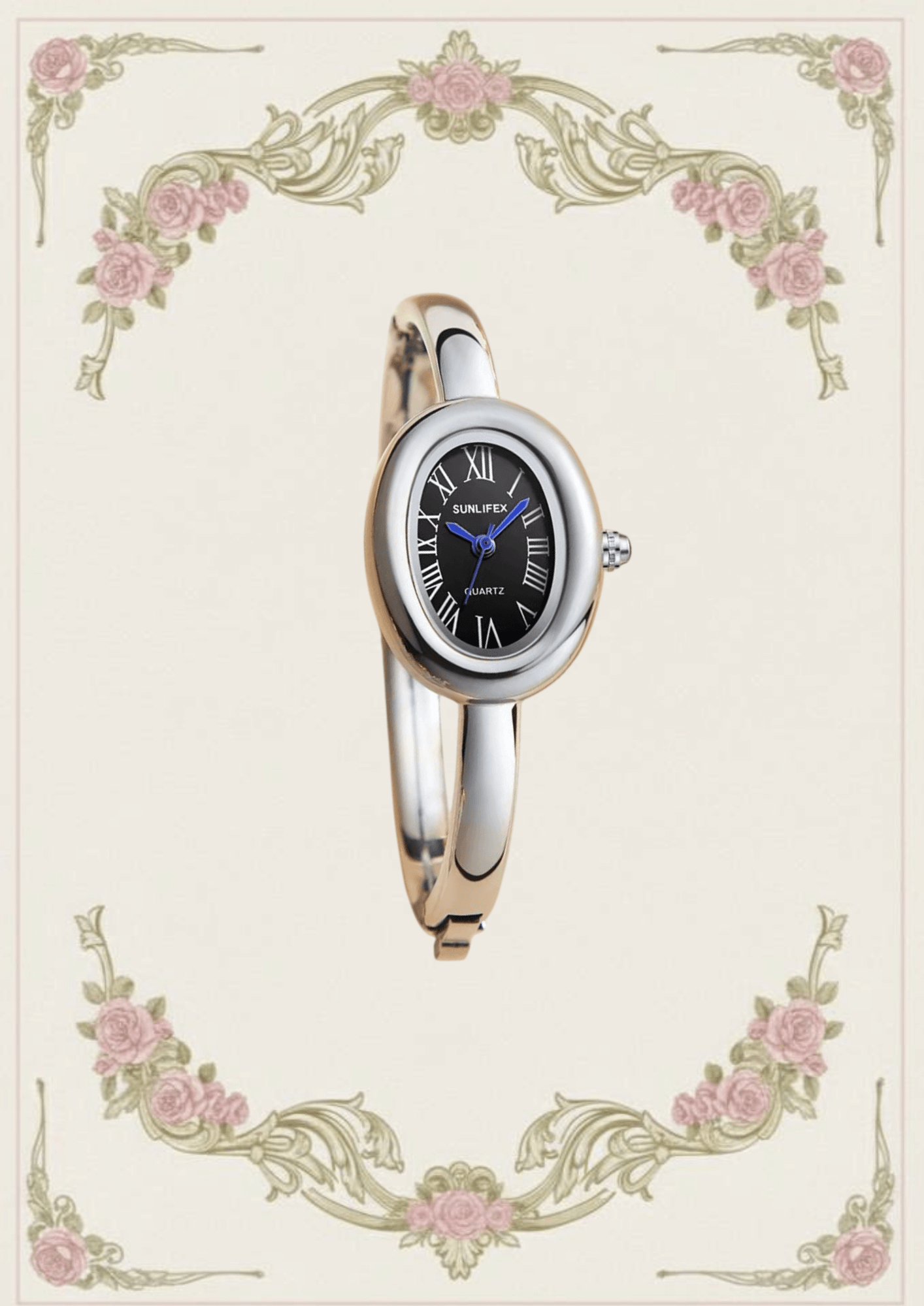 Classic Oval Bangle Watch