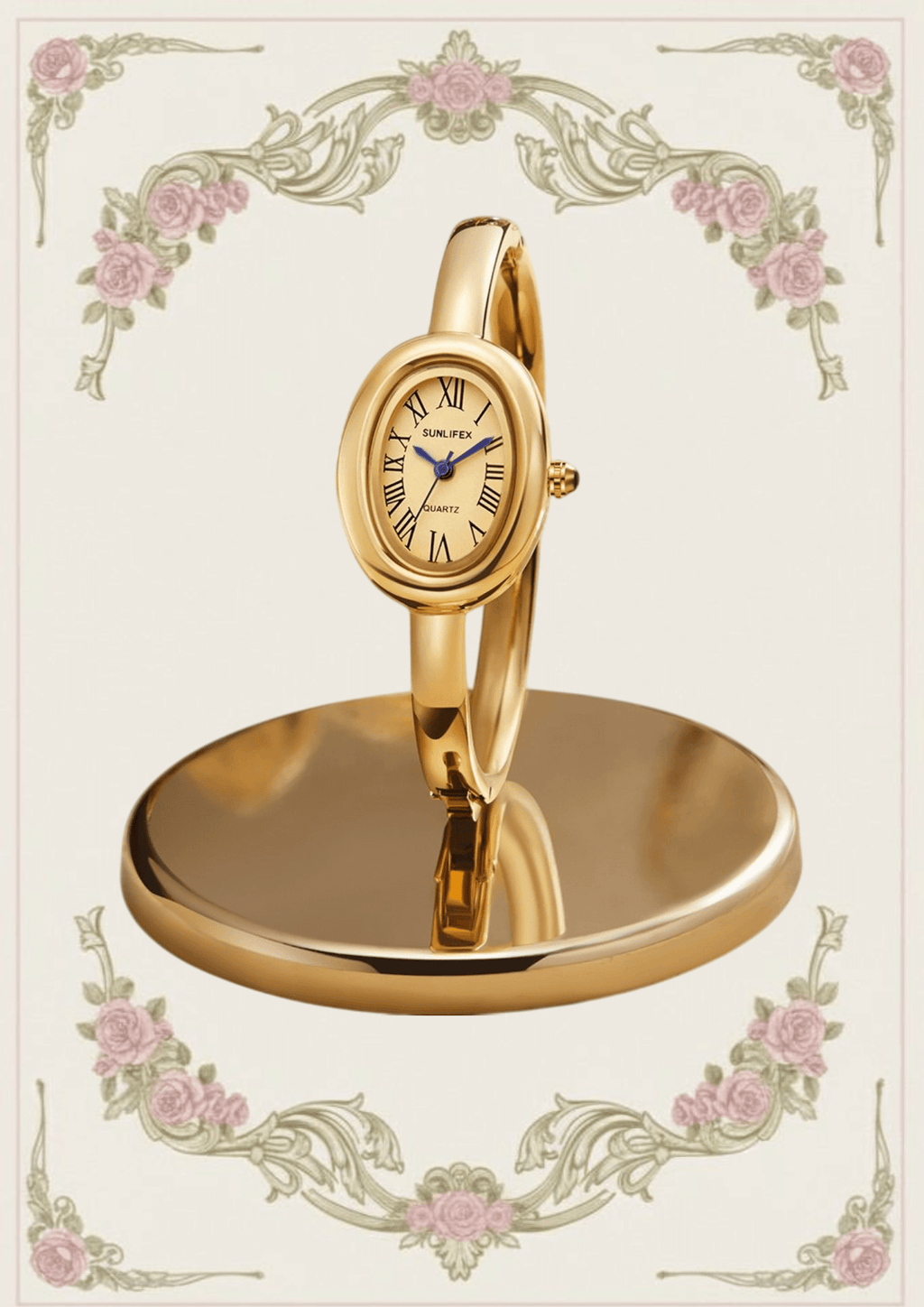 Classic Oval Bangle Watch
