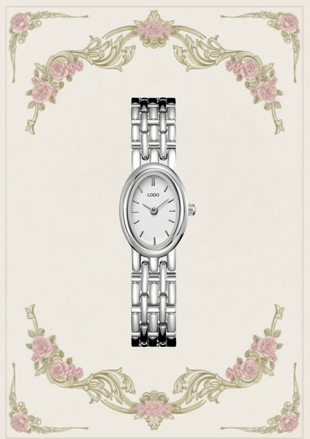 Elegant Gold Classic Wristwatch