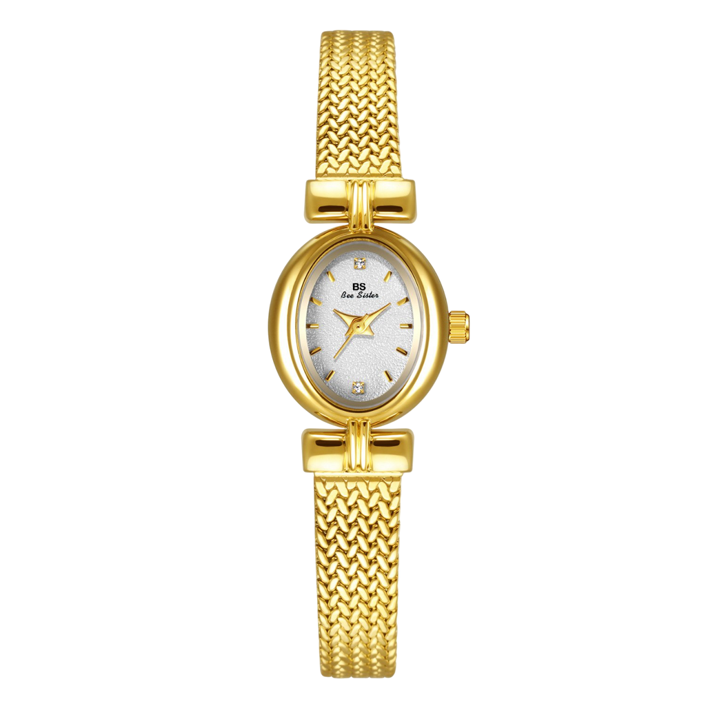 Vintage Mesh Band Cocktail Watch